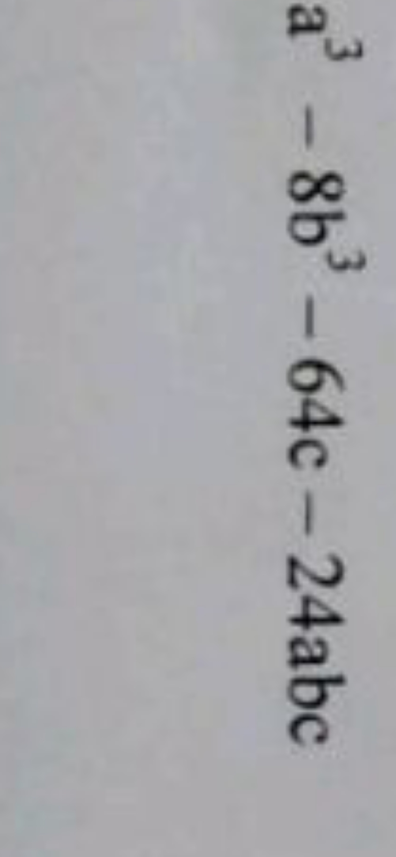 a3−8b3−64c−24abc