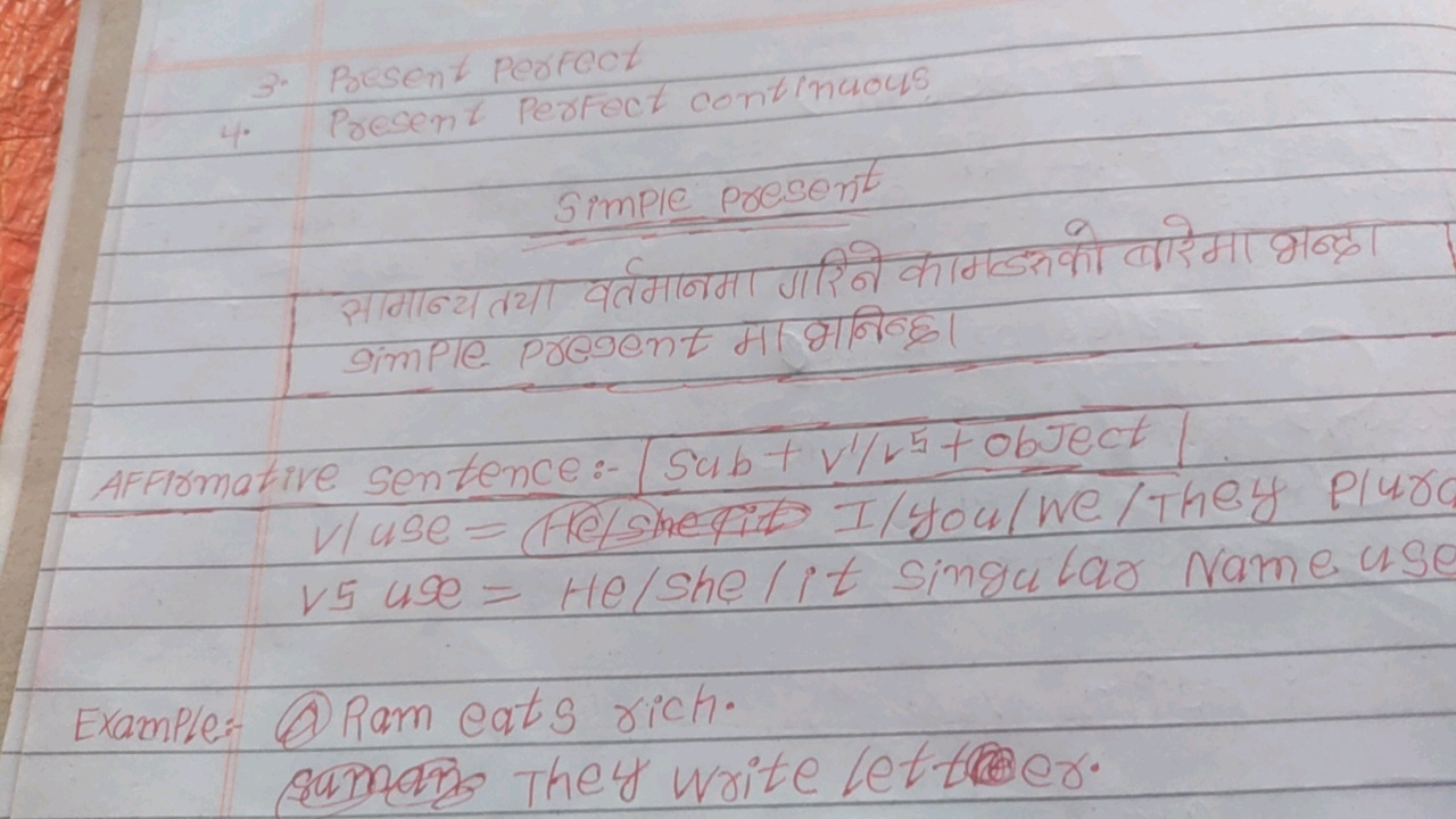 3. Present Perfect
4. Present Perfect continuous
Simple Present
21162/