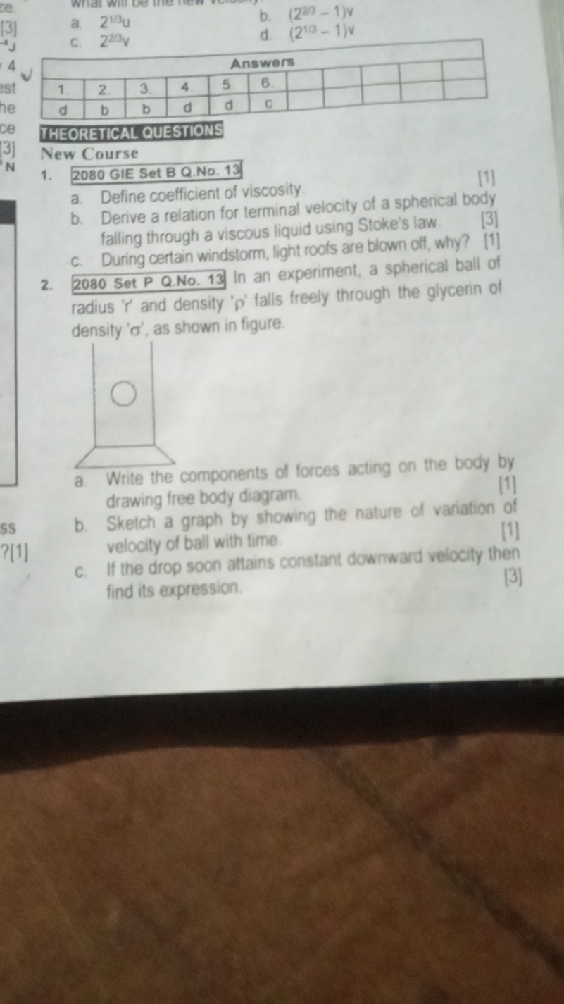 [3]
a. 213u
b. (22/3−1)v
c. 2233v​
d. (213−1)v

Answers
\begin{tabular