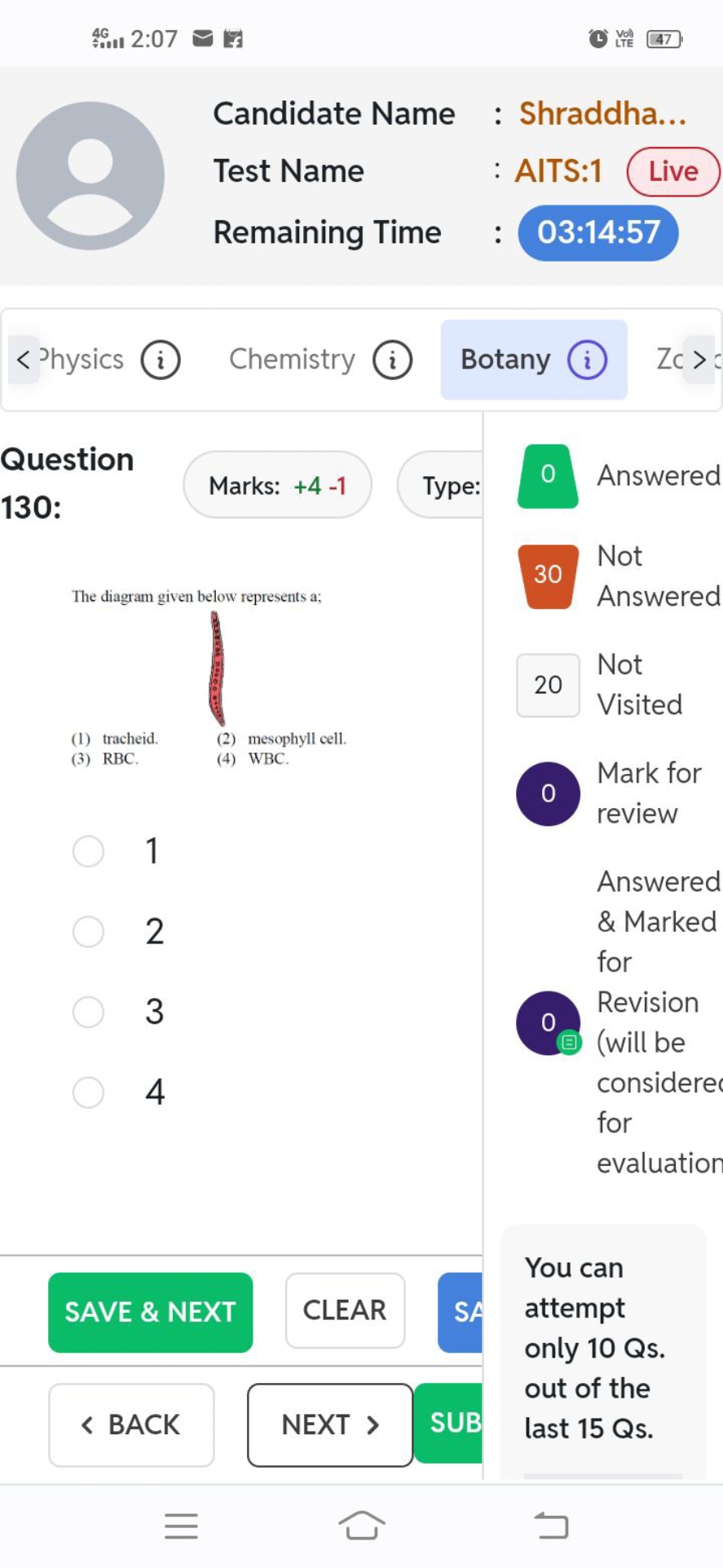 4G
2:07
c
Chemistry
Question
Marks: +4 -1
Type:
130:
The diagram given