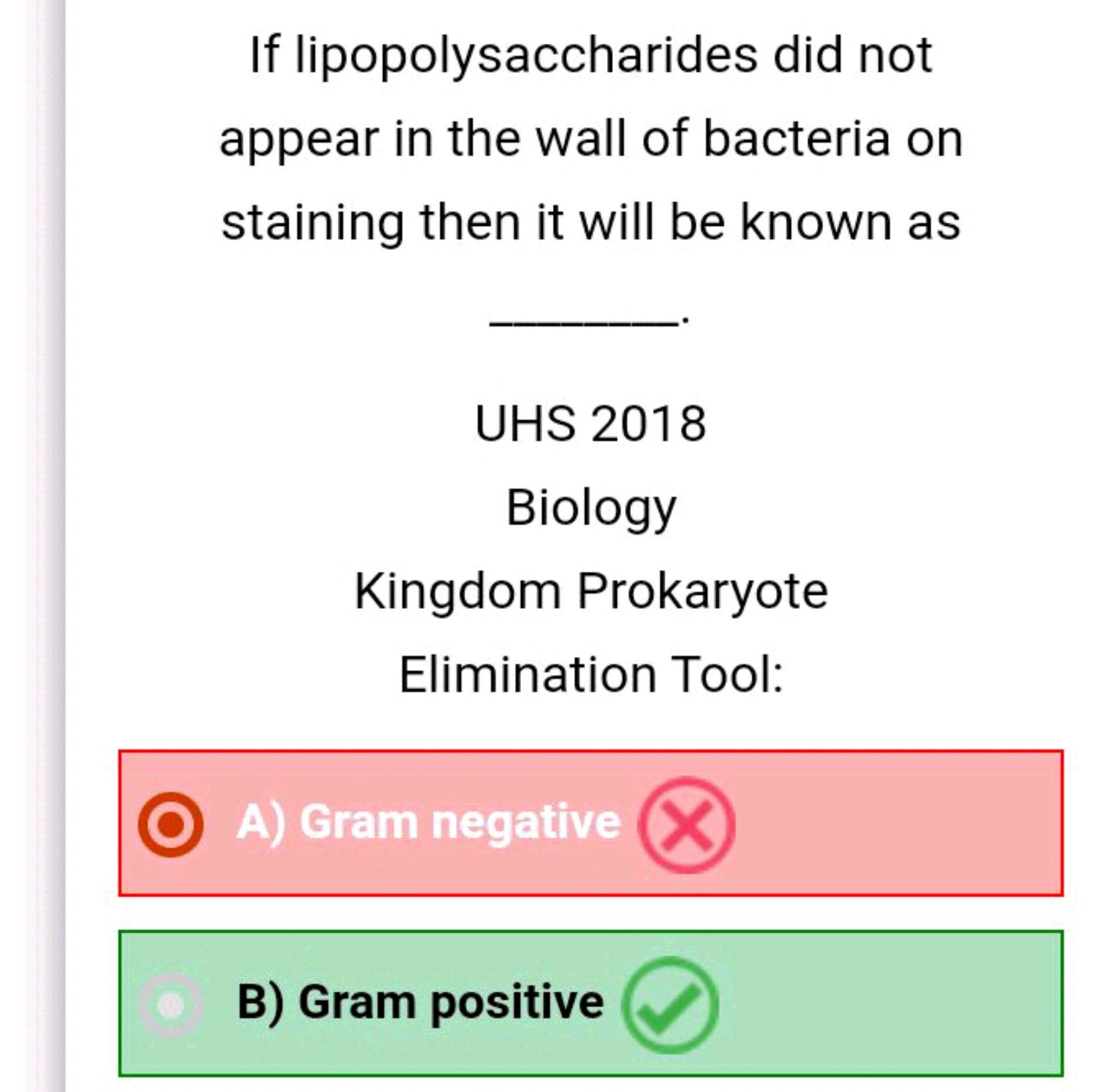 If lipopolysaccharides did not appear in the wall of bacteria on stain