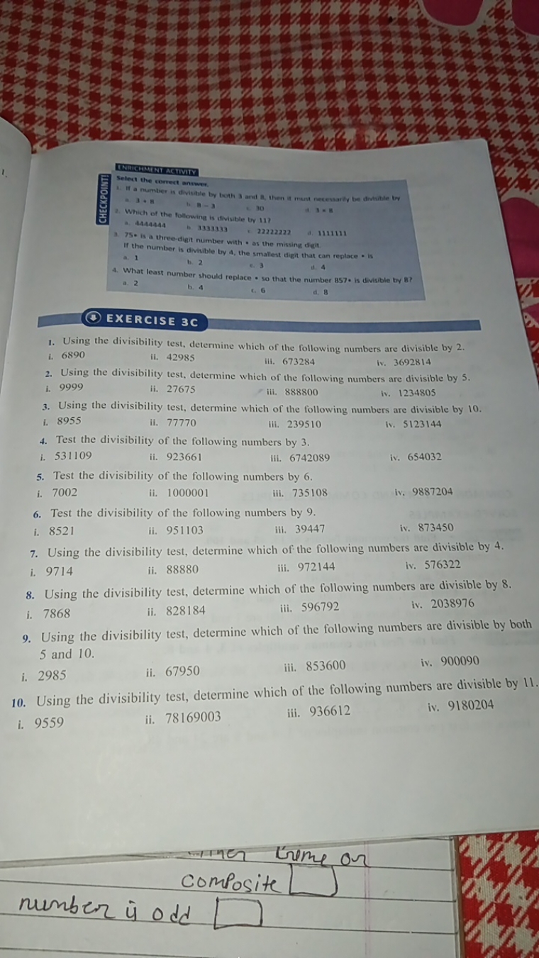 INICHMTENICTIVIT
Select the correct answer.
t It a number is divistle 