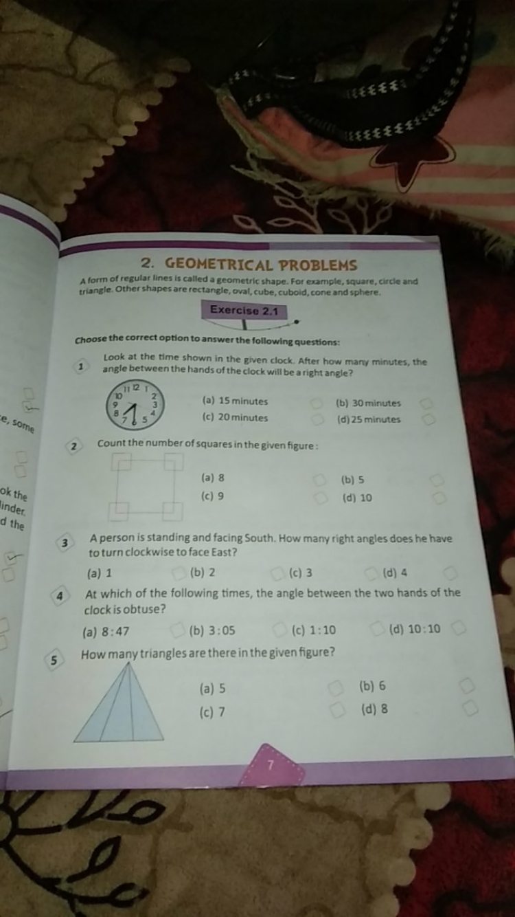 2. GEOMETRICAL PROBLEMS

A form of regular lines is called a geometric