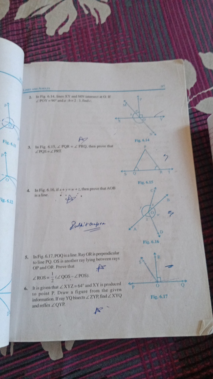 Lats andi Amatis
97
3. In Fie 6.14. lines XY and MM intersect int ( ) 