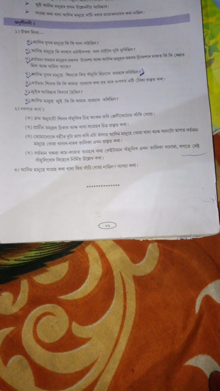 खूर धानिस मानूइ्य धथम डट्माथनीश आविक्षान।
अनूसीननी :
১) डंबन निखा-

ऋ)