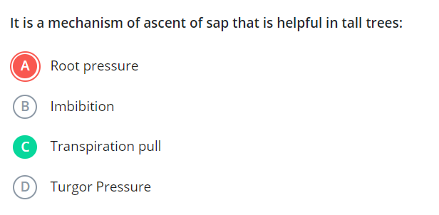 It is a mechanism of ascent of sap that is helpful in tall trees:

A R