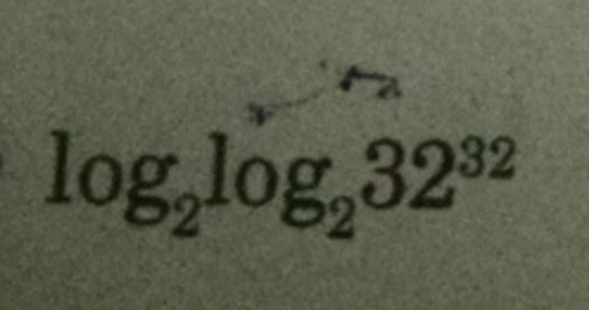 log2​log2​3232