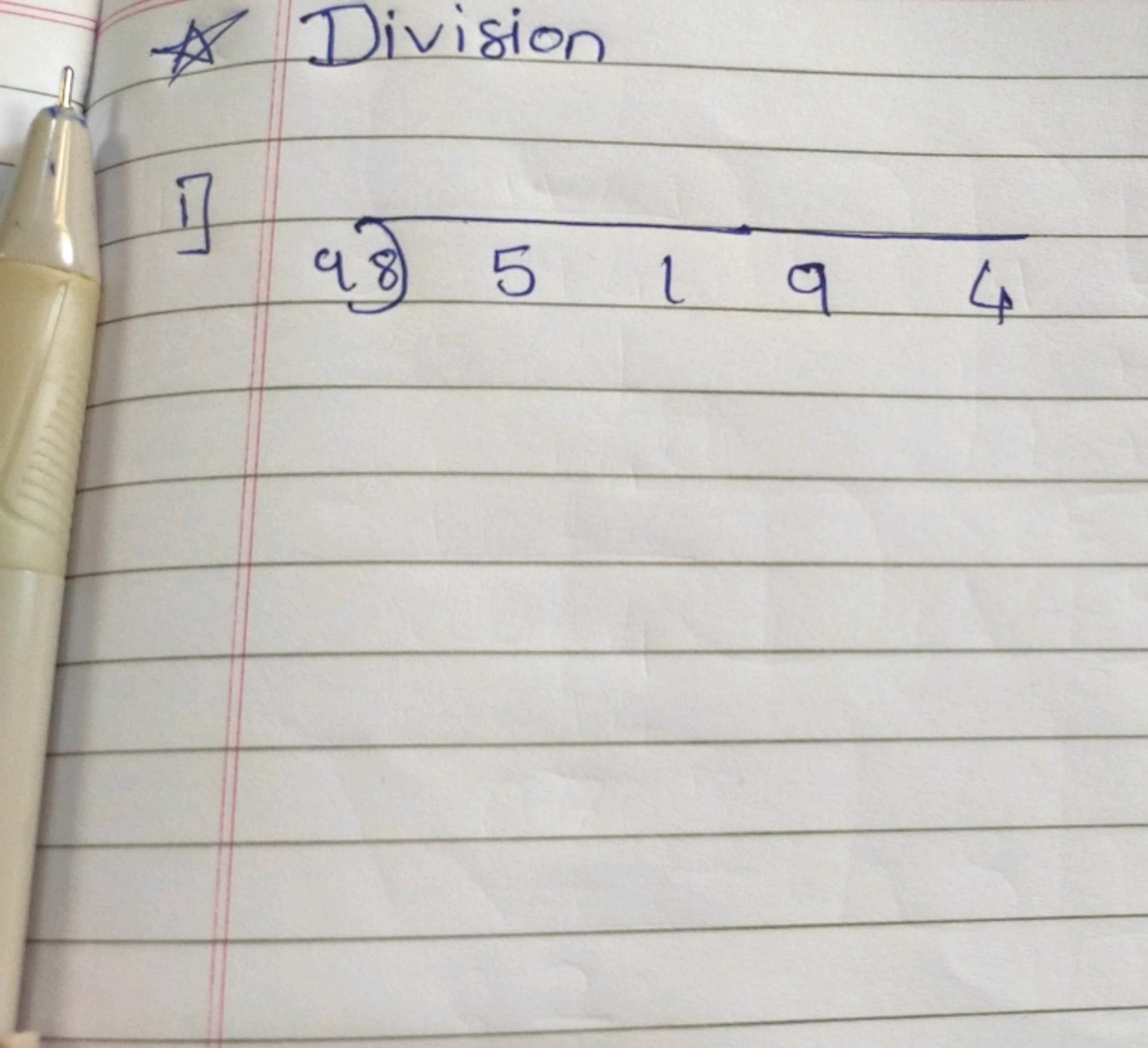 Division
1] 48)598​9​4​