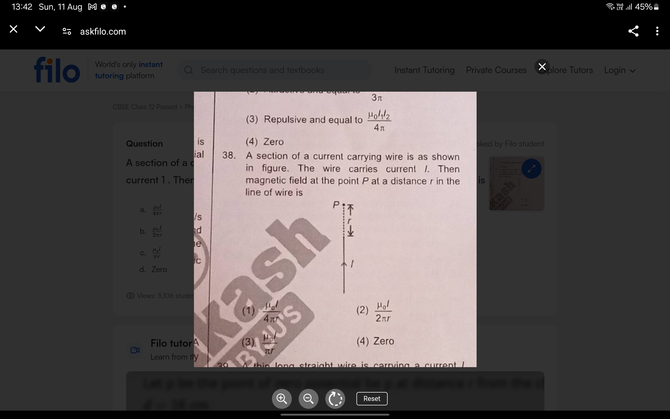 13:42 Sun, 11 Aug
-- askfilo.com
World's only instant
tutoring platfor