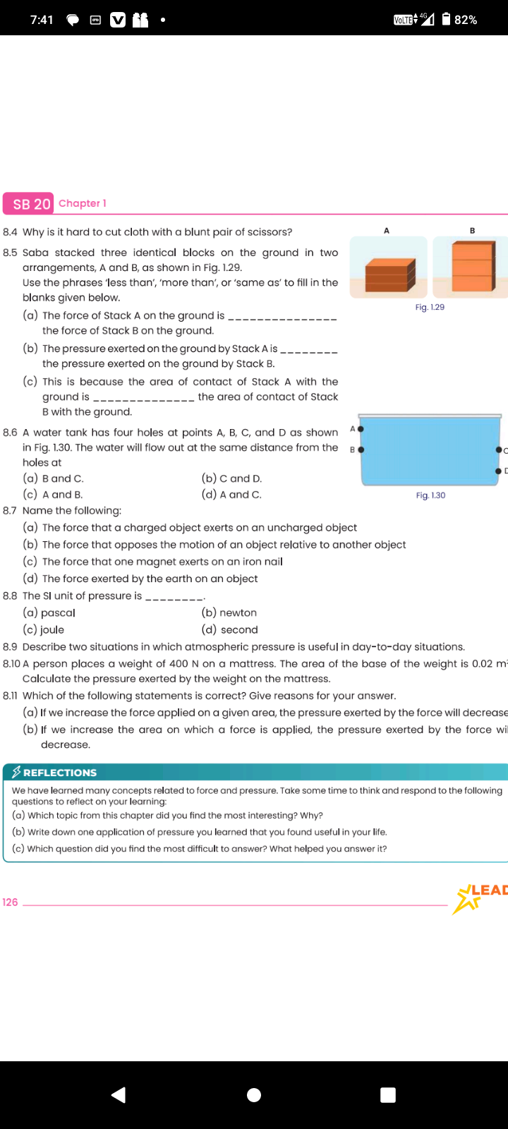 7:41
SB 20 Chapter 1
8.4 Why is it hard to cut cloth with a blunt pair