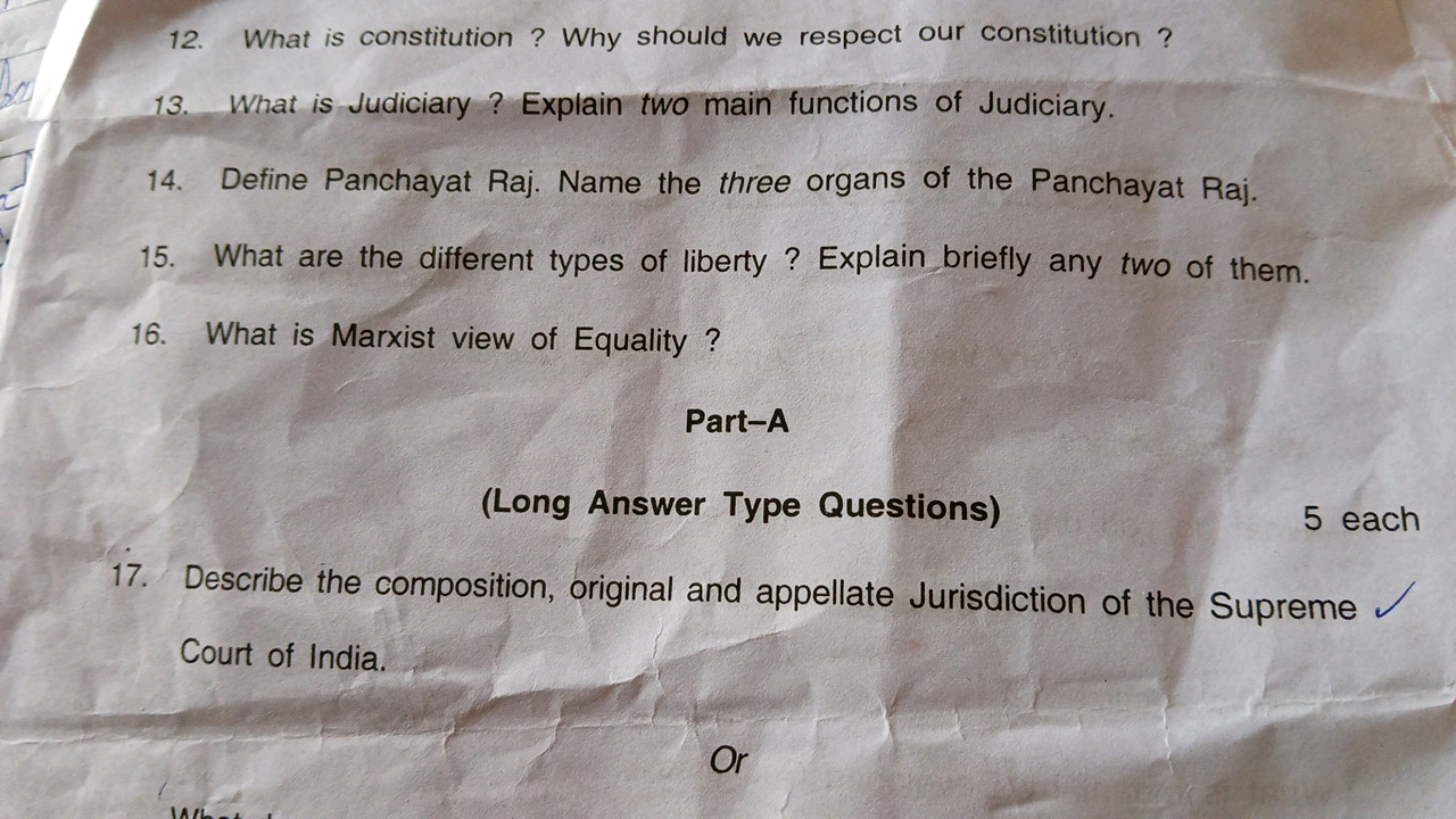 12. What is constitution ? Why should we respect our constitution ?
13