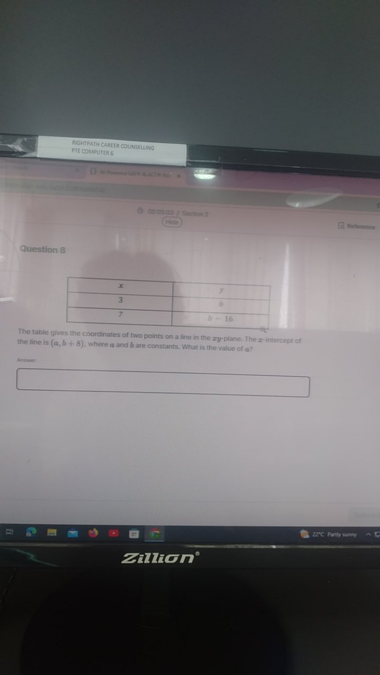 RIGHTPATH CAREER COUNSELUNG
PTE COMPUTER 6
00:05:03/ Section 2
Hide)
R