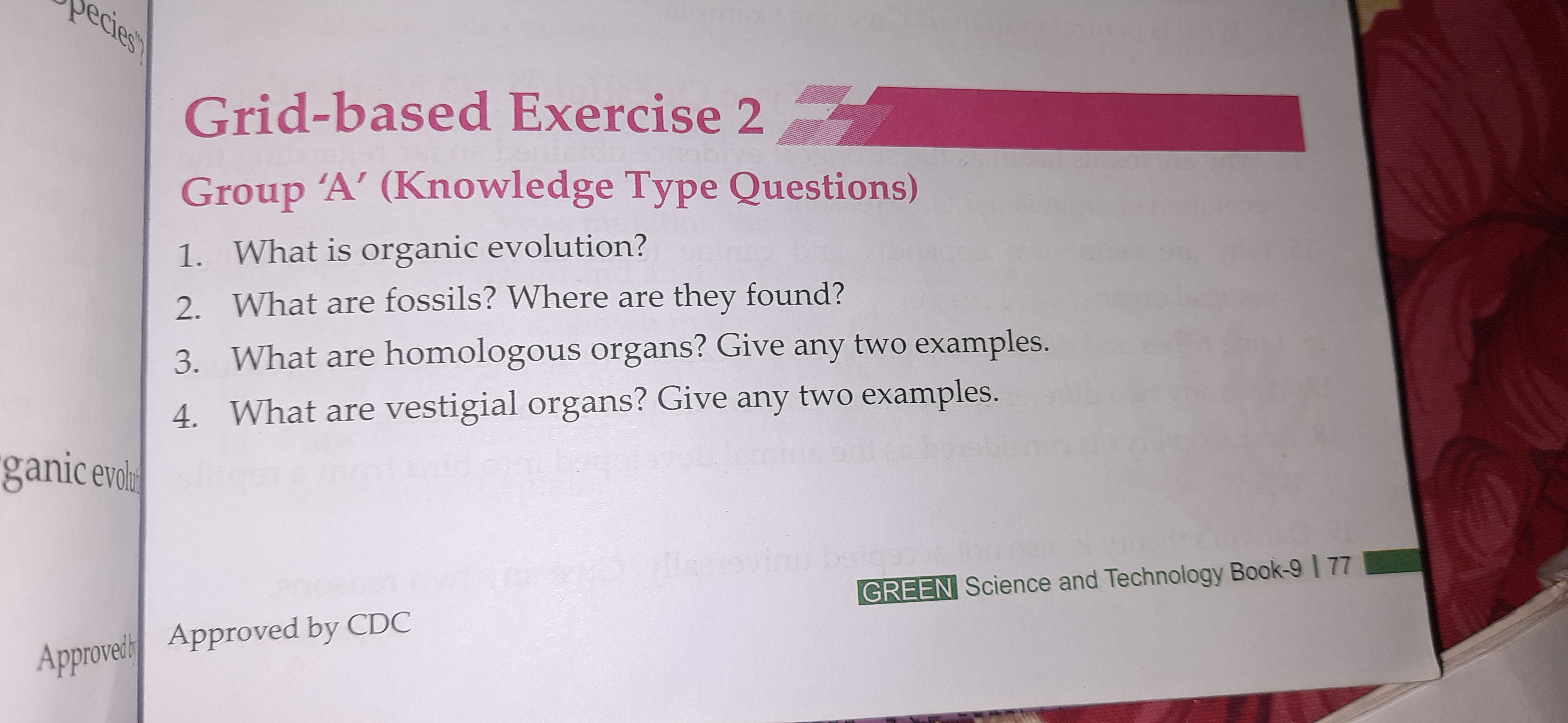 Grid-based Exercise 2 □
Group 'A' (Knowledge Type Questions)
1. What i