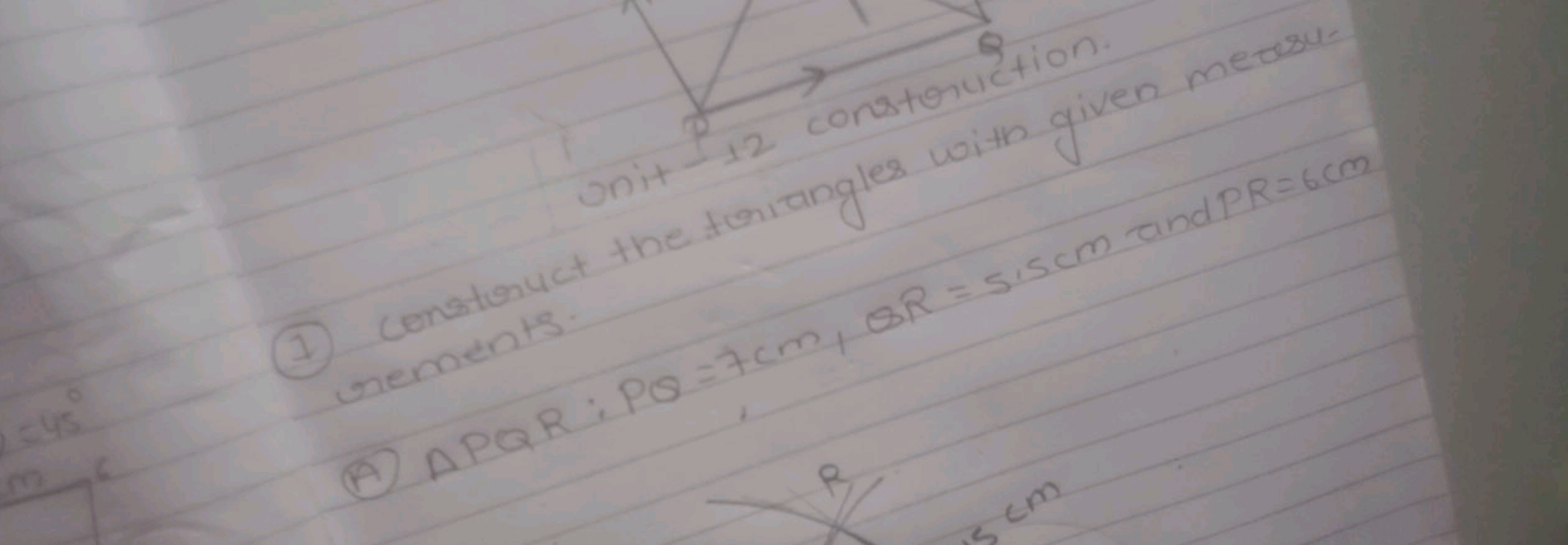 →12​ constornction.
(3) Contont the torangles with given m.or. rematas