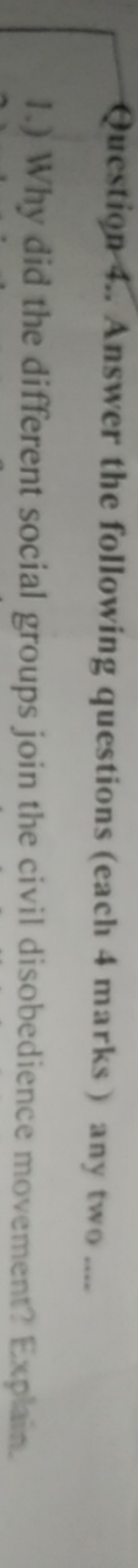 Question 4.. Answer the following questions (each 4 marks) any two ...