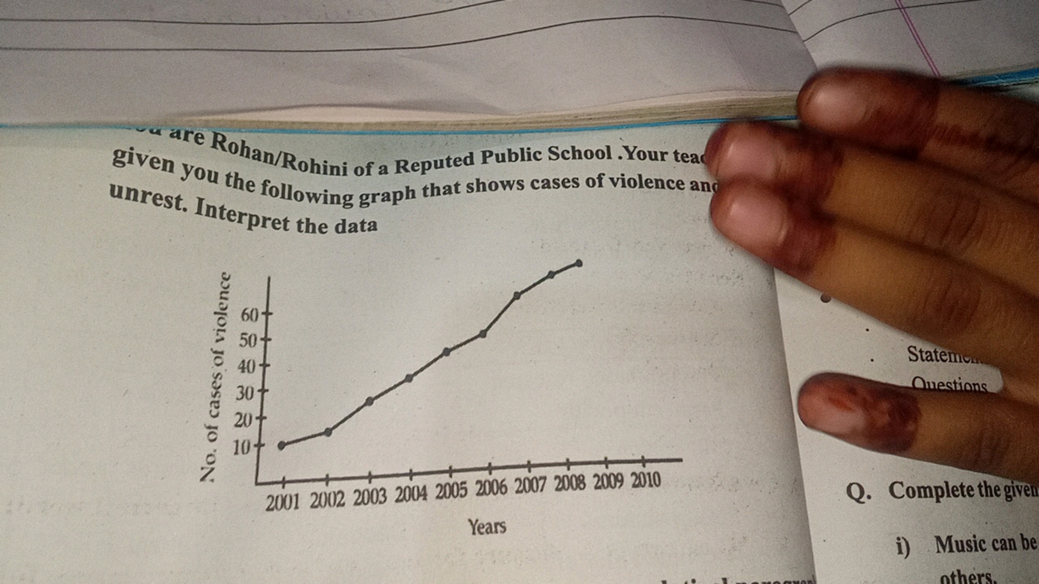 given R 0​han​/R0hini​ of a Reputed Public School. Your tea unrest. yo