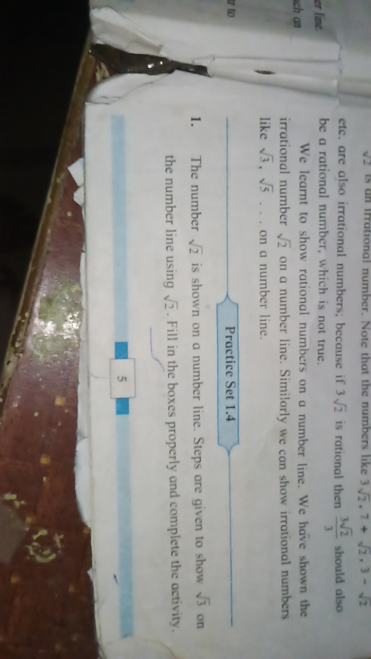 etc. are also irrational numbers; because if 32​ is rational then 332​