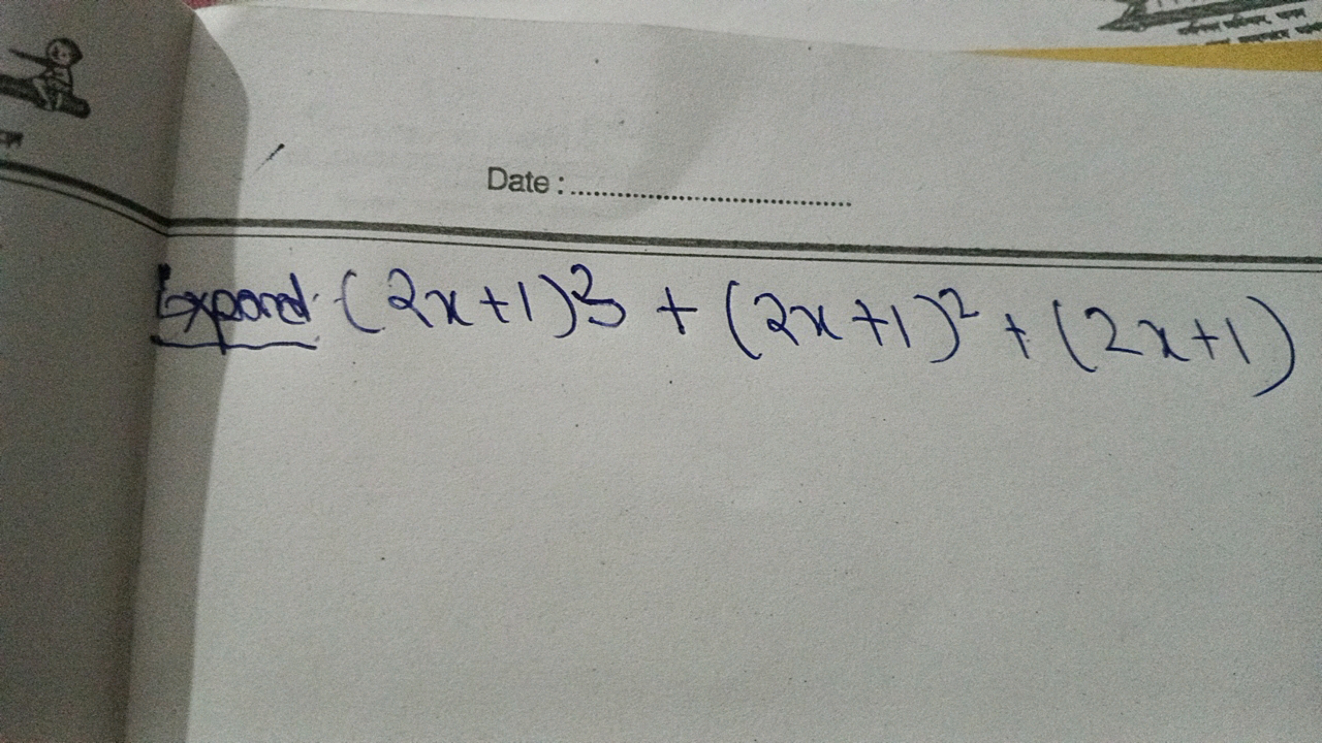 apoand (2x+1)3+(2x+1)2+(2x+1)