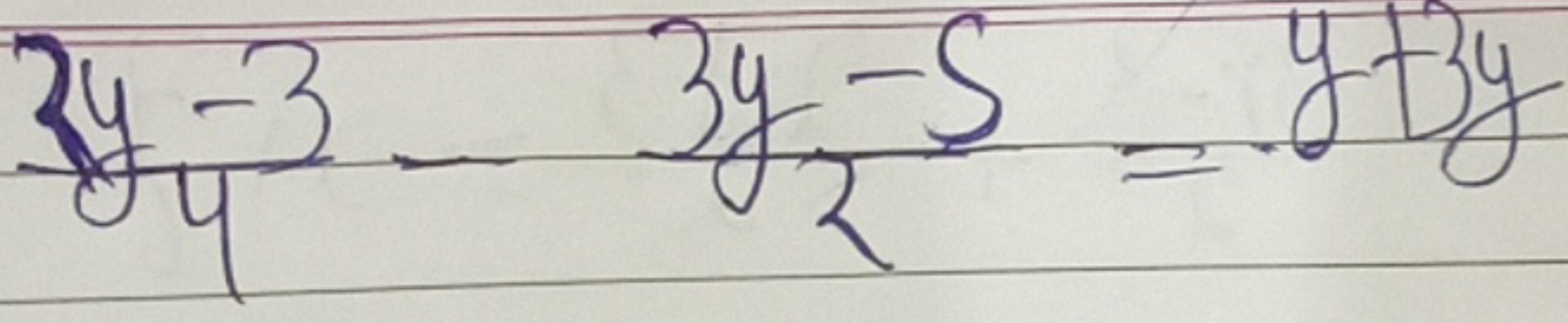 3y−3−3y−5=y+2y