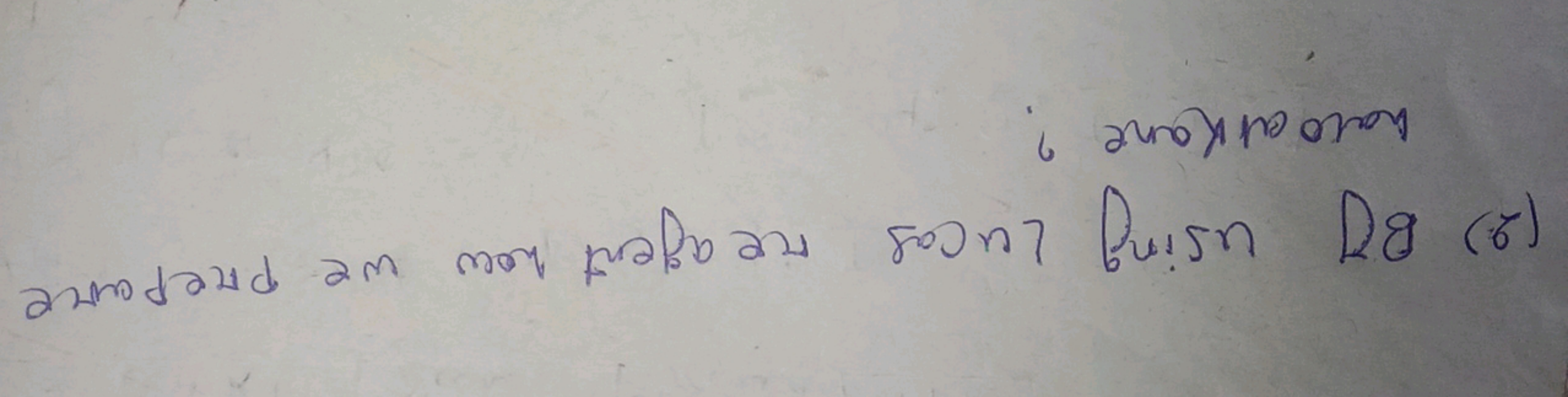 (2.) BJ using lucas reagent how we prepare haloatkane?