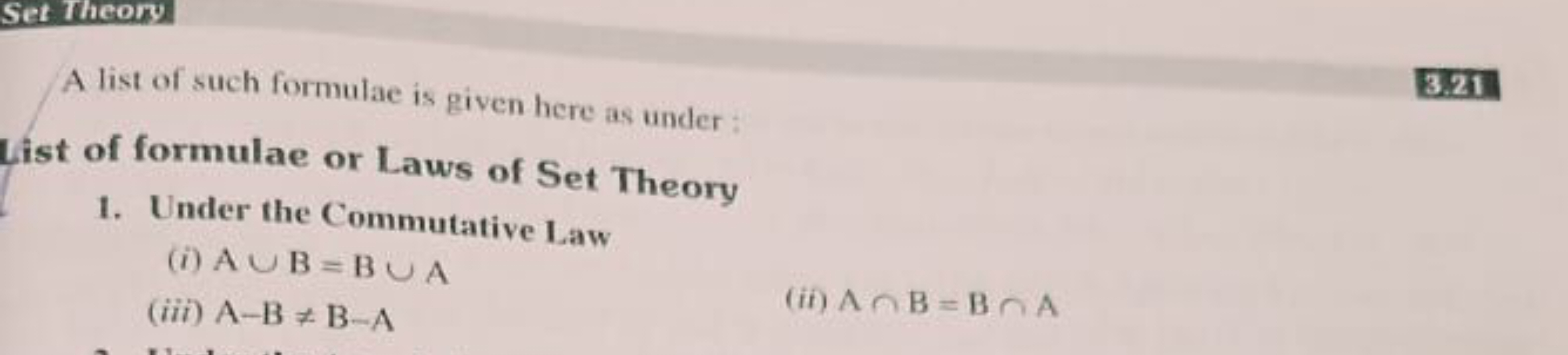 A list of such formulae is given here as under :
3.21
List of formulae