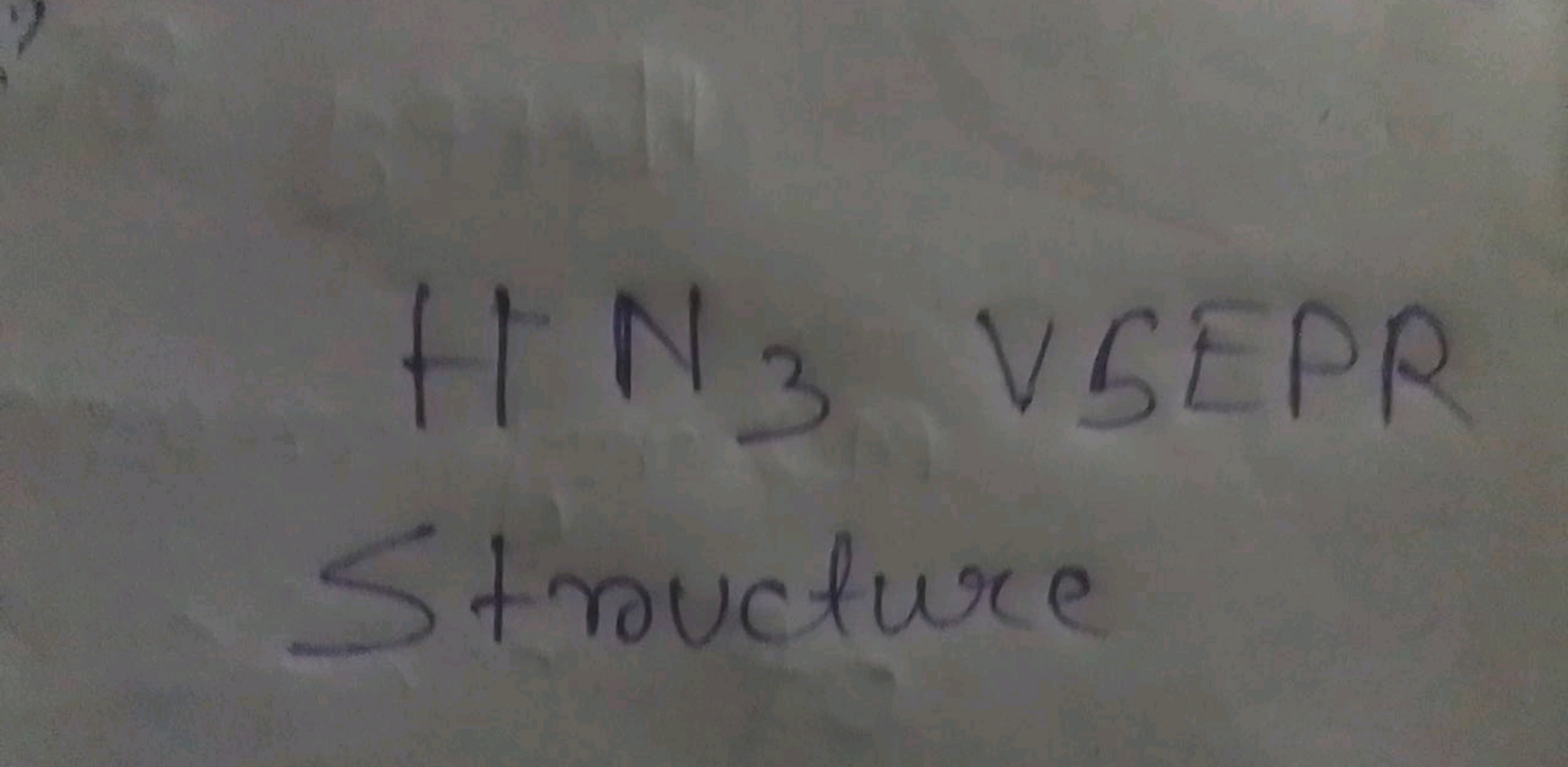 H3​ VSEPR
Structure