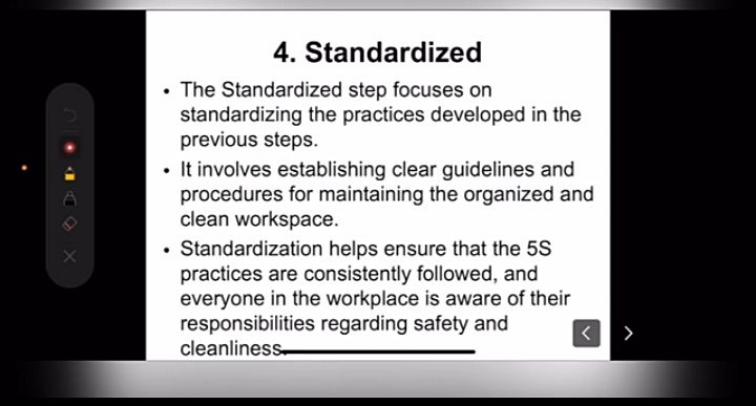 4. Standardized
- The Standardized step focuses on standardizing the p