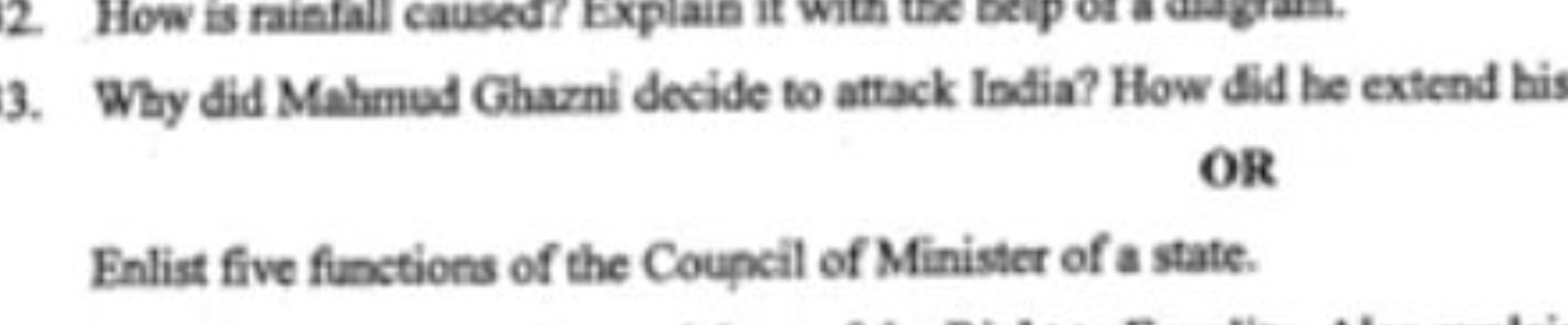 3. Why did Mahmud Ghazni decide to attack India? How did he extend his