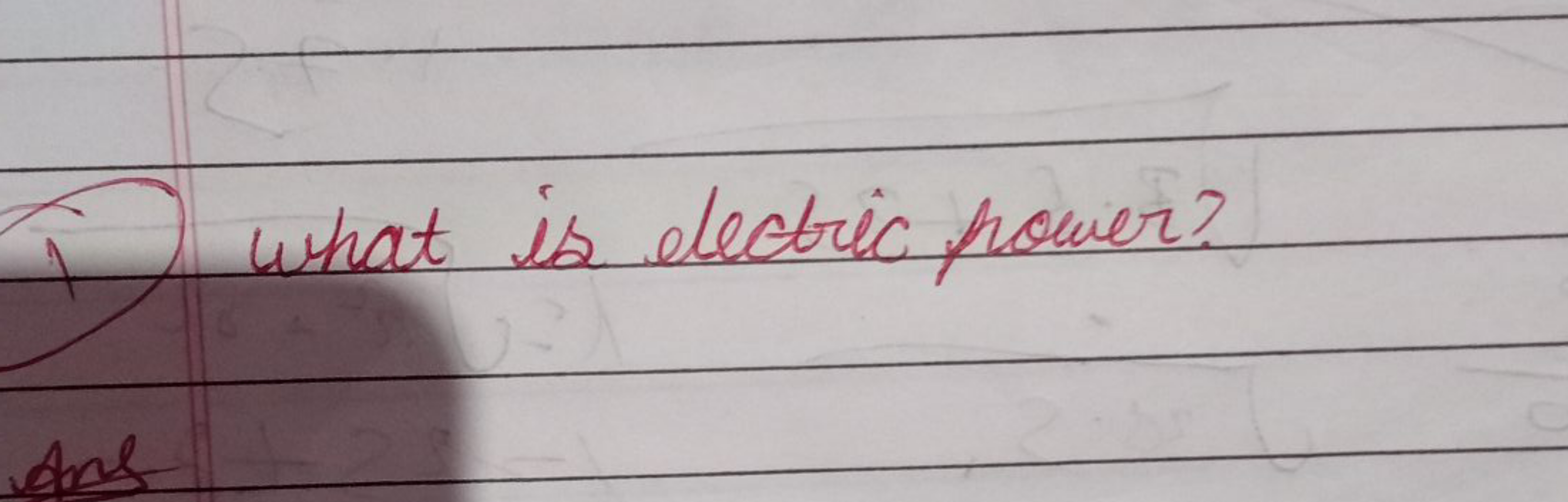 1 What is electric power?