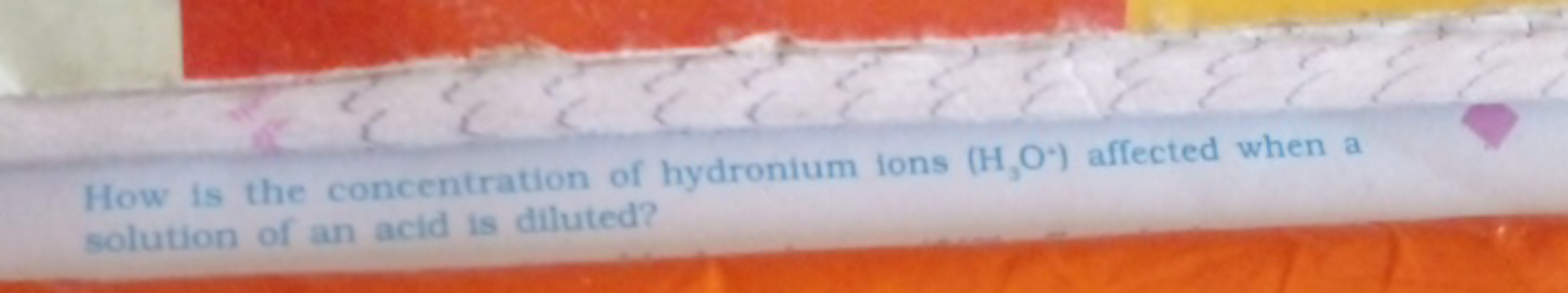 How is the concentration of hydronium ions (H3​O∗) affected when a sol