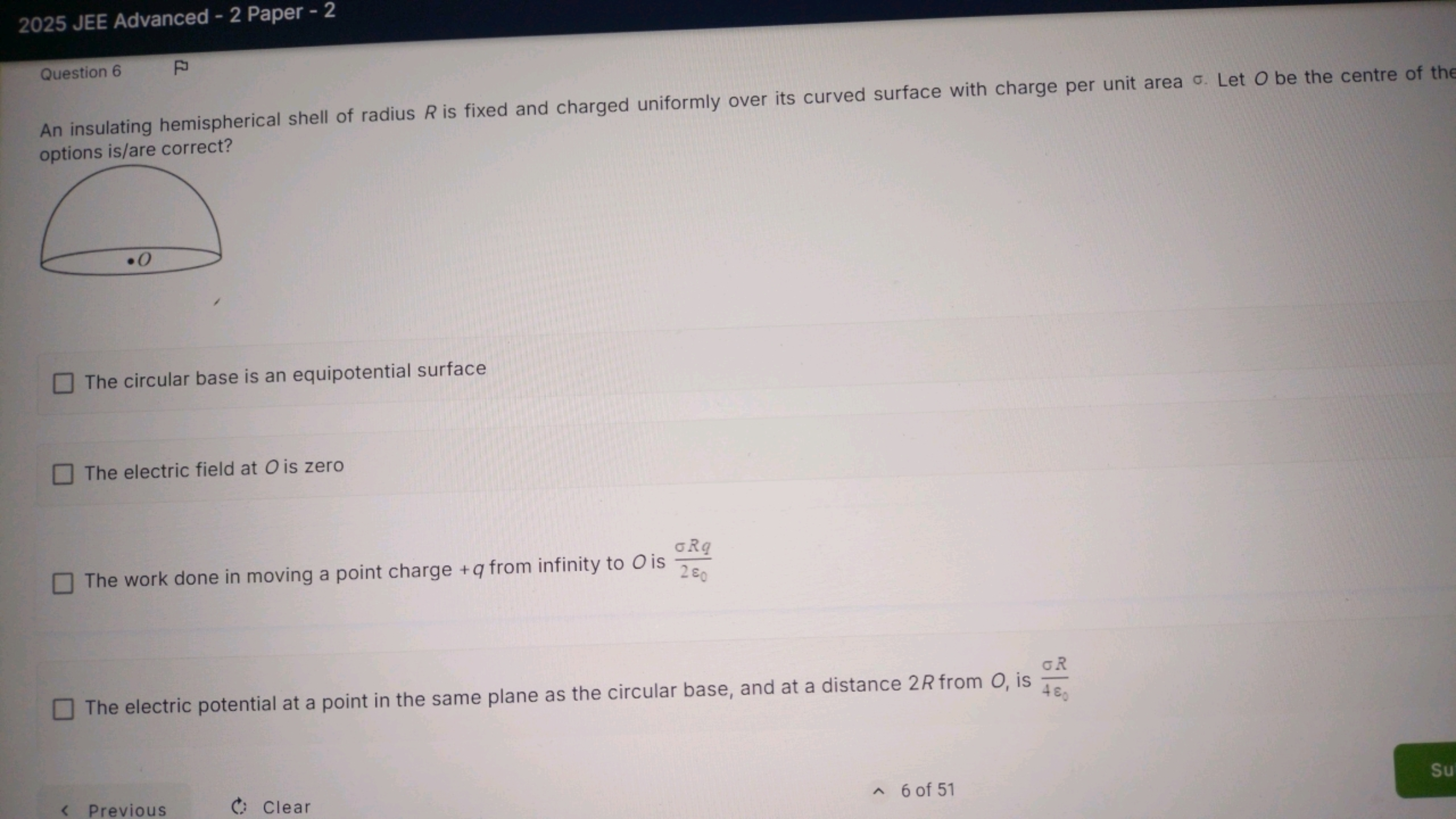 2025 JEE Advanced - 2 Paper - 2

Question 6 options is/are correct?
Th