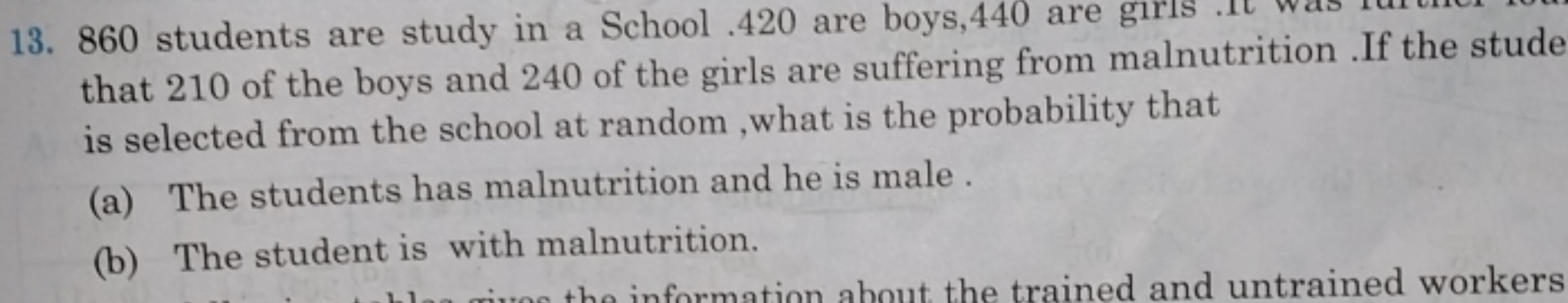 13. 860 students are study in a School .420 are boys,440 are girls
tha