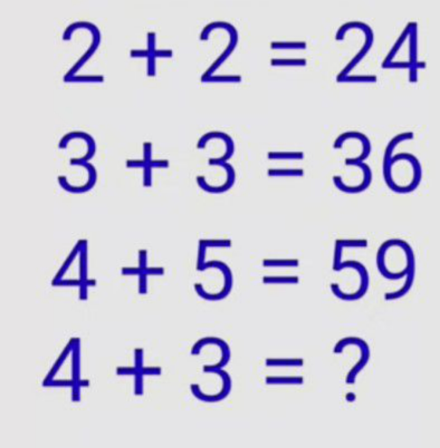 2+2=243+3=364+5=594+3=?​