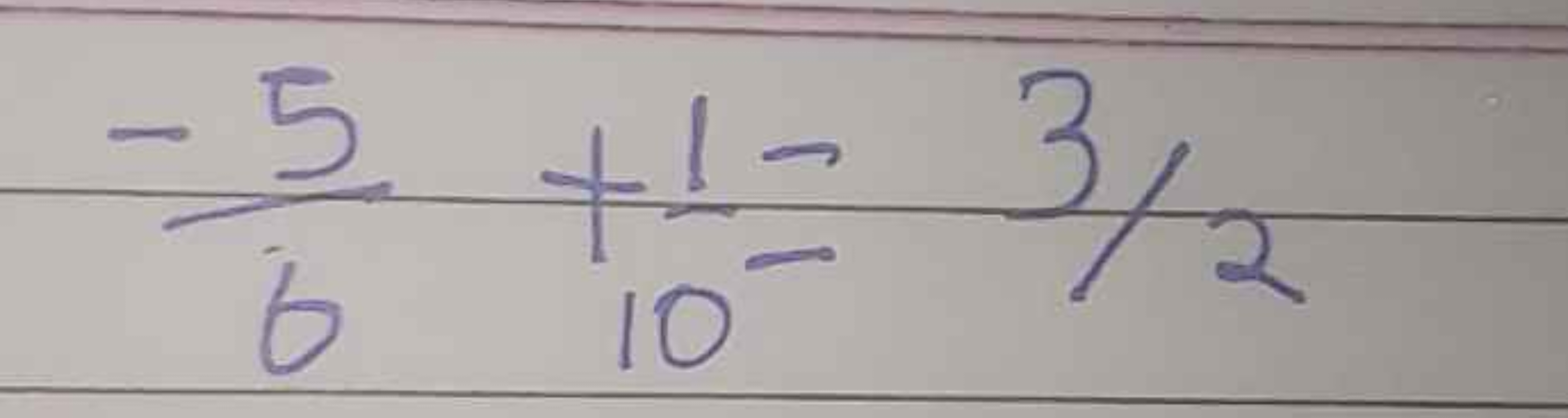 −65​+101​=3/2