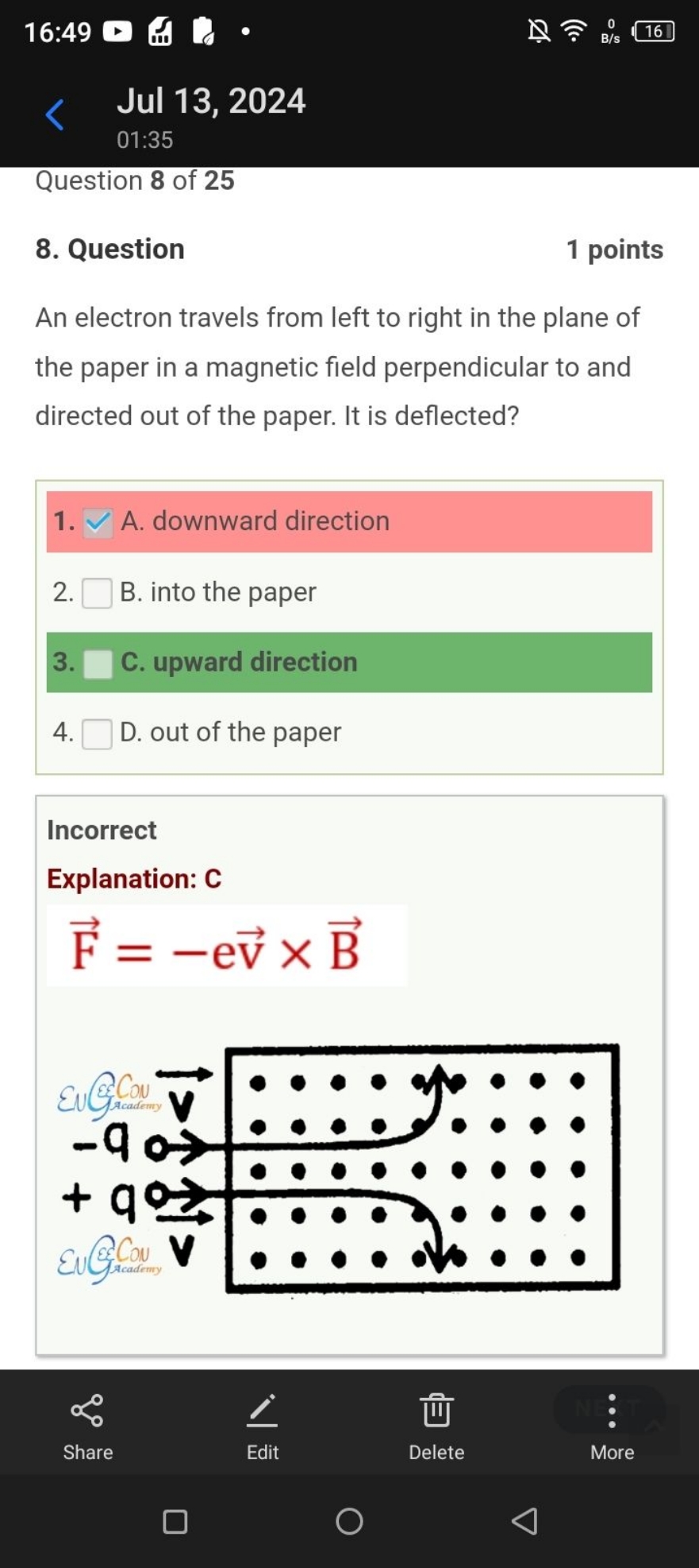 16:49
凸
16
Jul 13, 2024
01:35
Question 8 of 25
8. Question
1 points
An