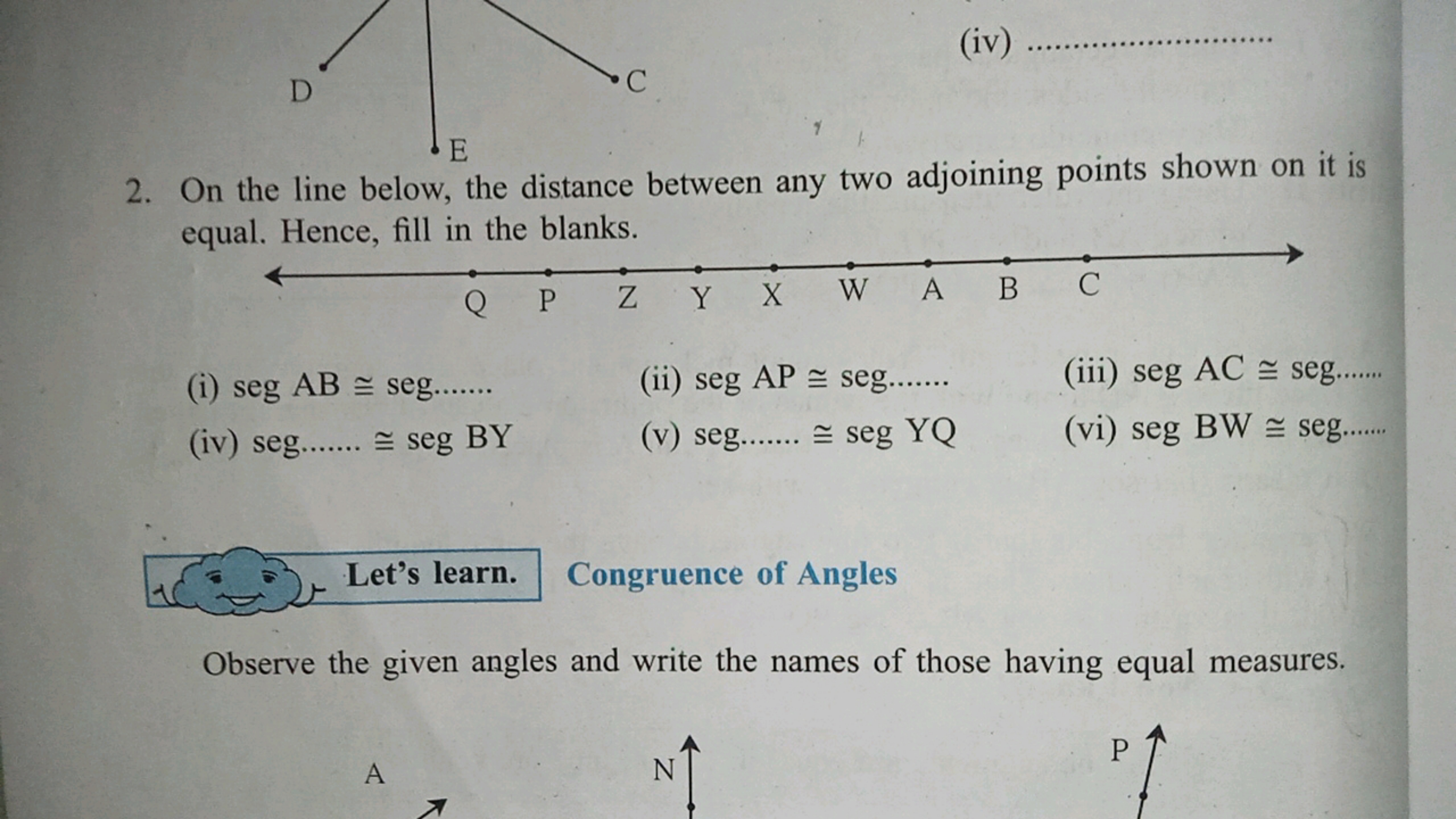 [2H]C(C)(C)C
(iv) 
2. On the line below, the distance between any two 