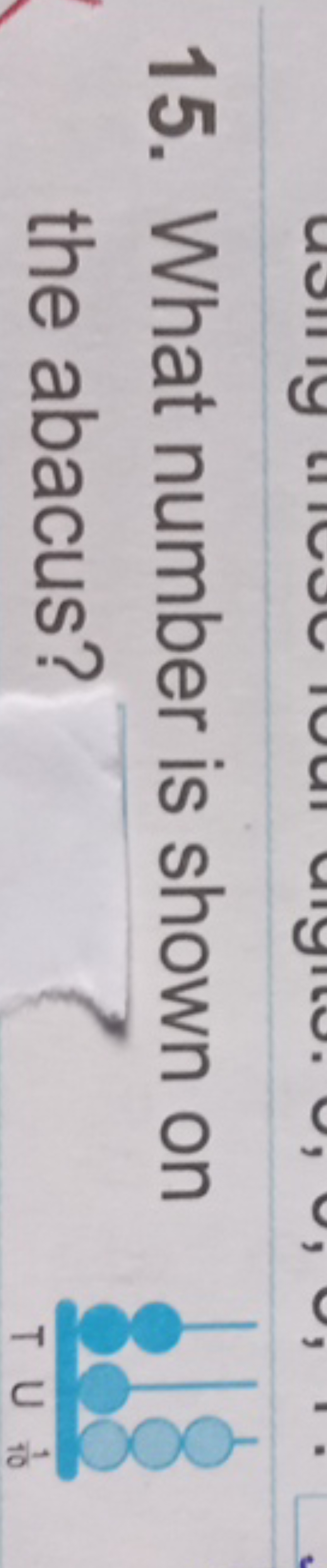 15. What number is shown on the abacus?