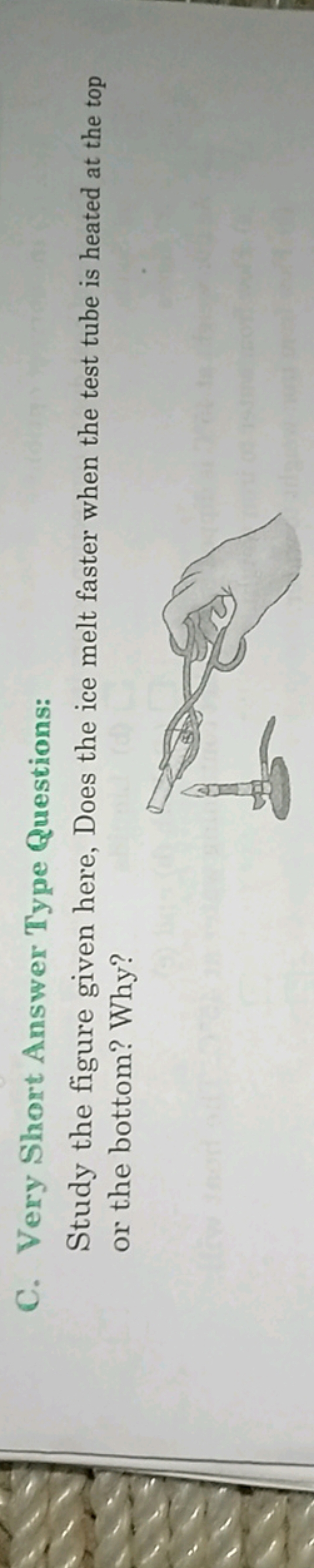 C. Very Short Answer Type Questions:

Study the figure given here, Doe