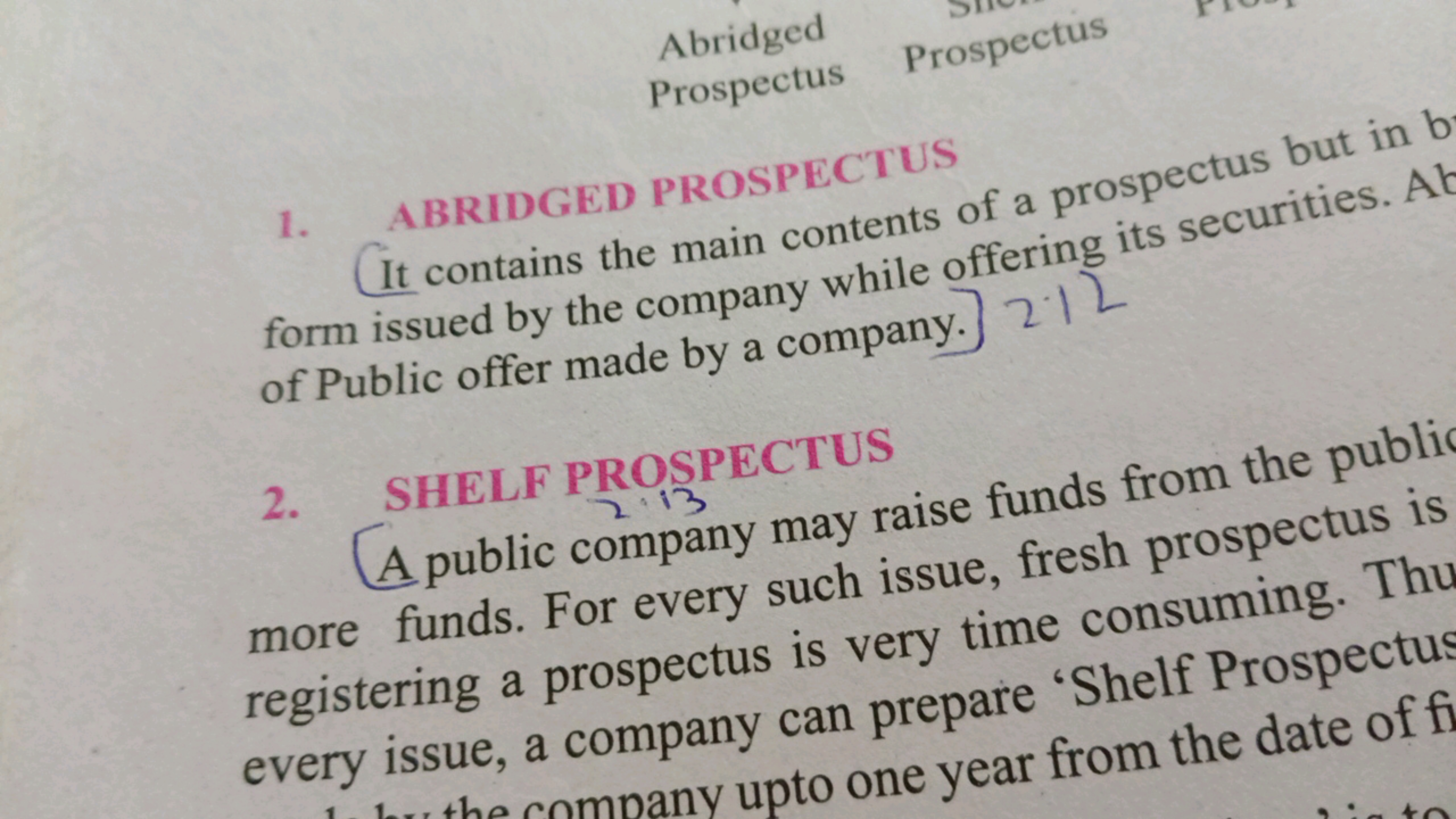 Abridged
Prospectus
Prospectus

It contains the main contents of a pro