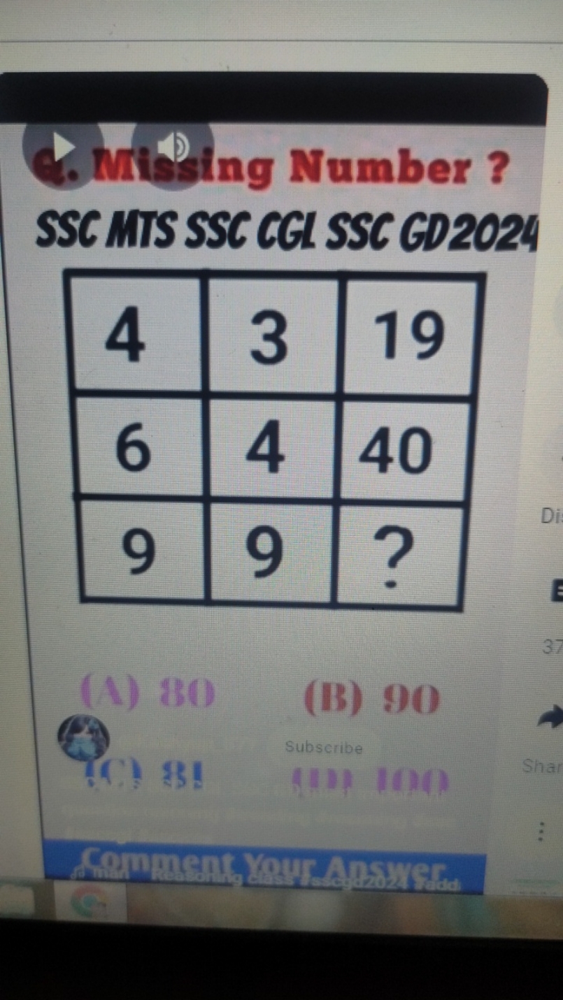 c. Mis SSC MTS SSC CGL SSC GD2024
4319644099?