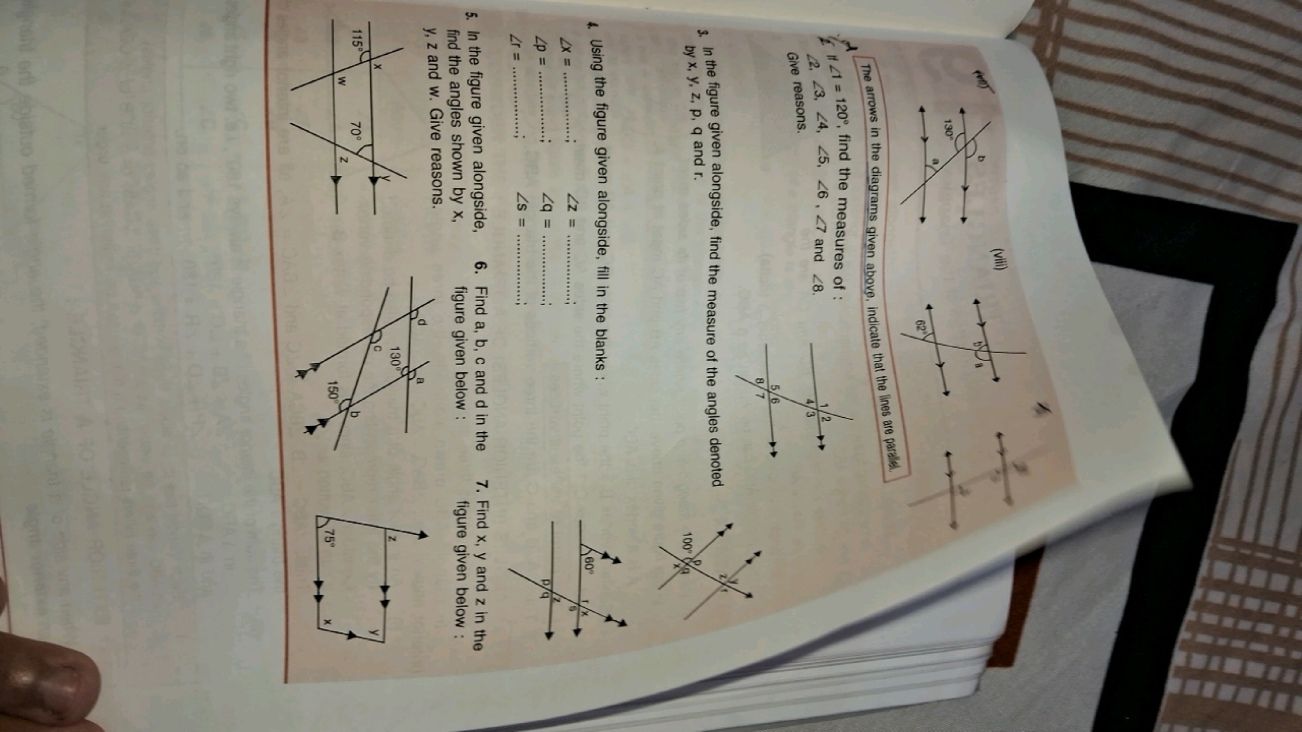 
(viil)(191)

The arrows in the diagrams given above, indicate that th