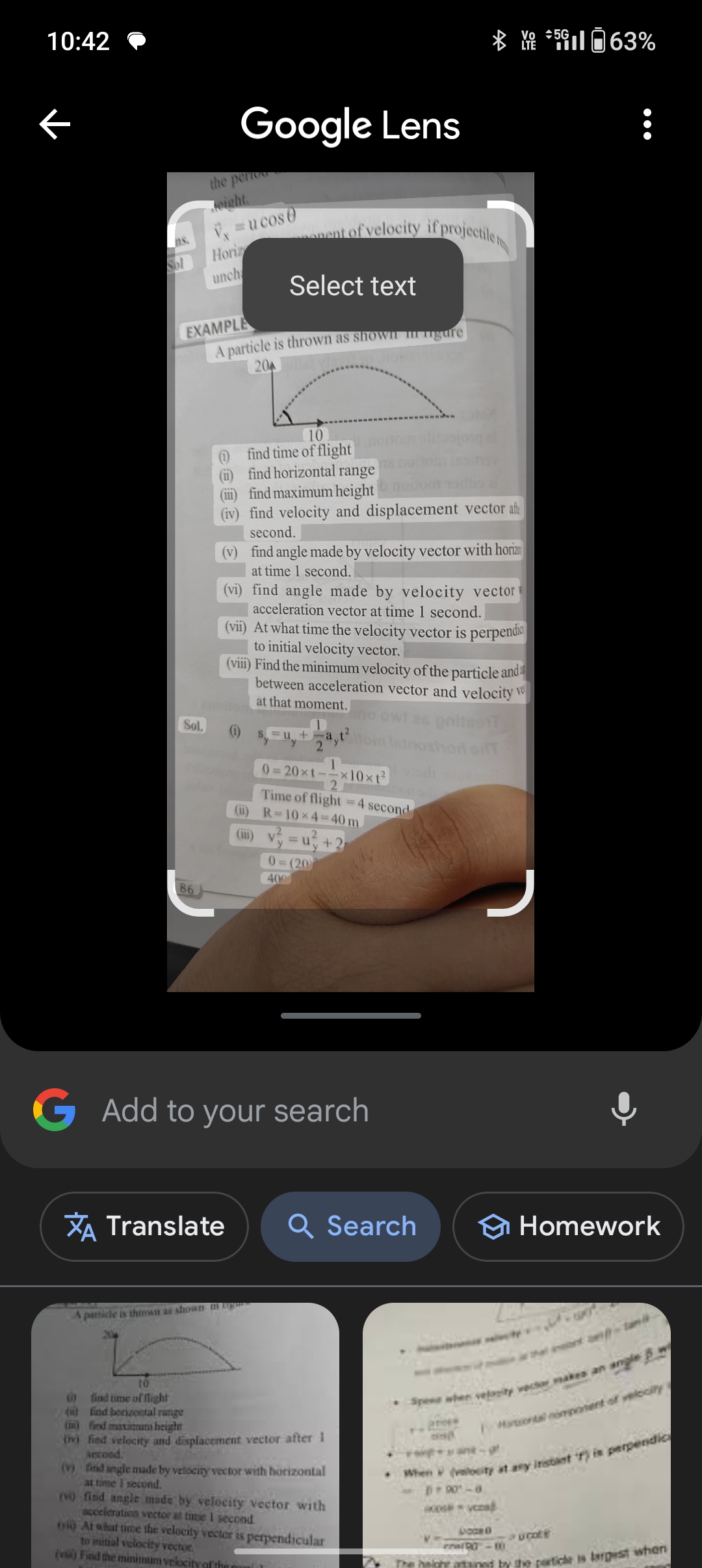 10:42
Google Lens

C Add to your search
Y

文 A ​ Translate
Search
Home