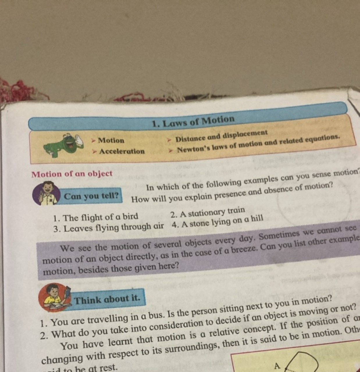 Camblatisitumeda
1. Laws of Motion

Motion
Acceleration
< Distance and