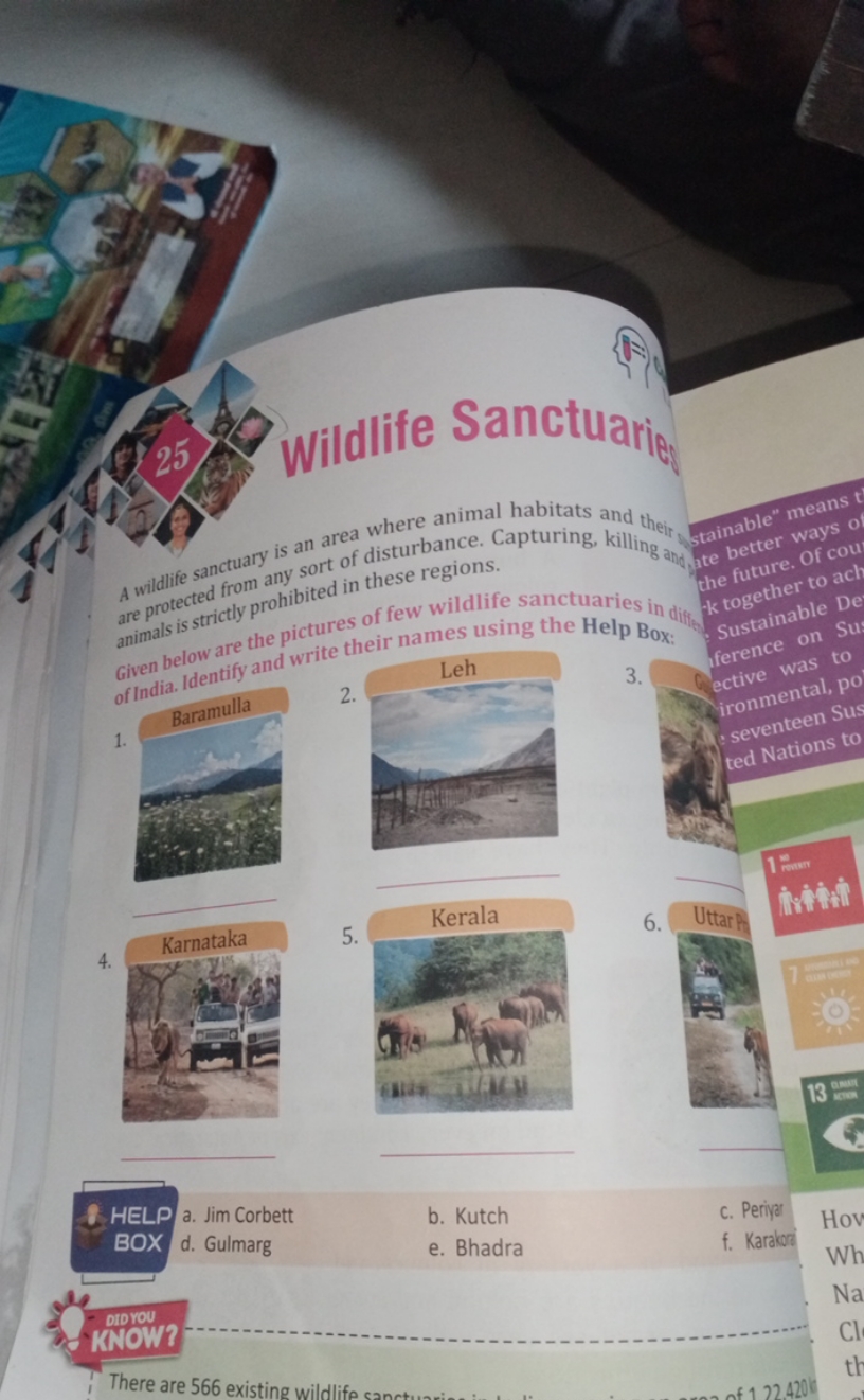 Wildlife Sanctuariey
A wildife sanctuary is an area where animal habit