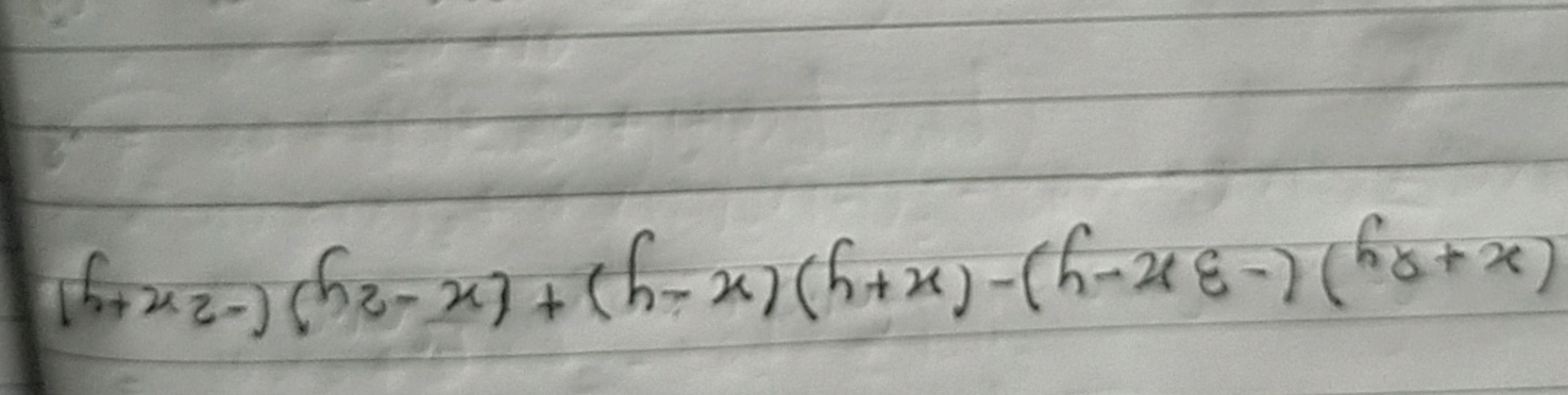 (x+2y)(−3x−y)−(x+y)(x−y)+(x−2y)(−2x+y)