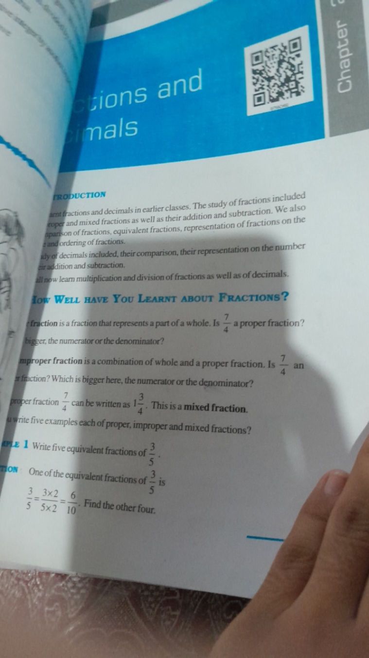 
ions and
nals(1)
H
0c1​​

RRODUCTION
arnt fractions and decimals in e