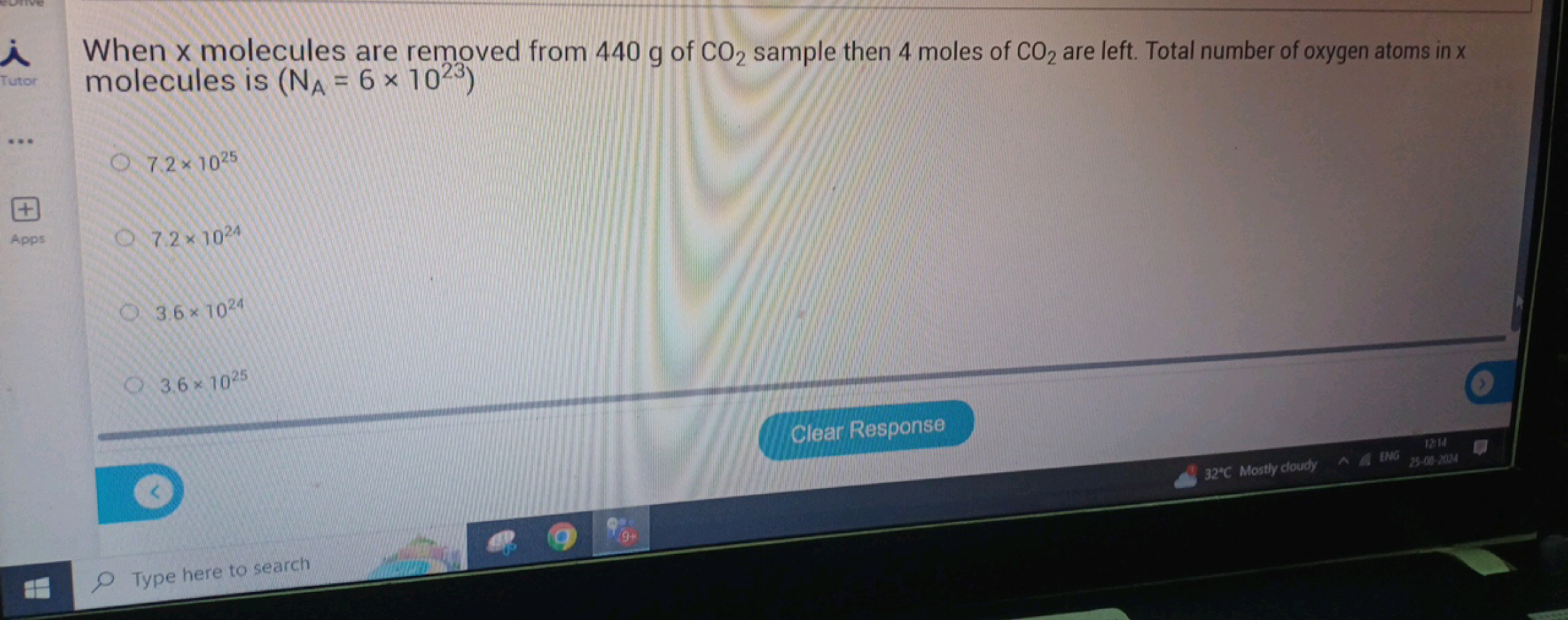 i
Tutor
+
Apps
When x molecules are removed from 440 g of CO2 sample t