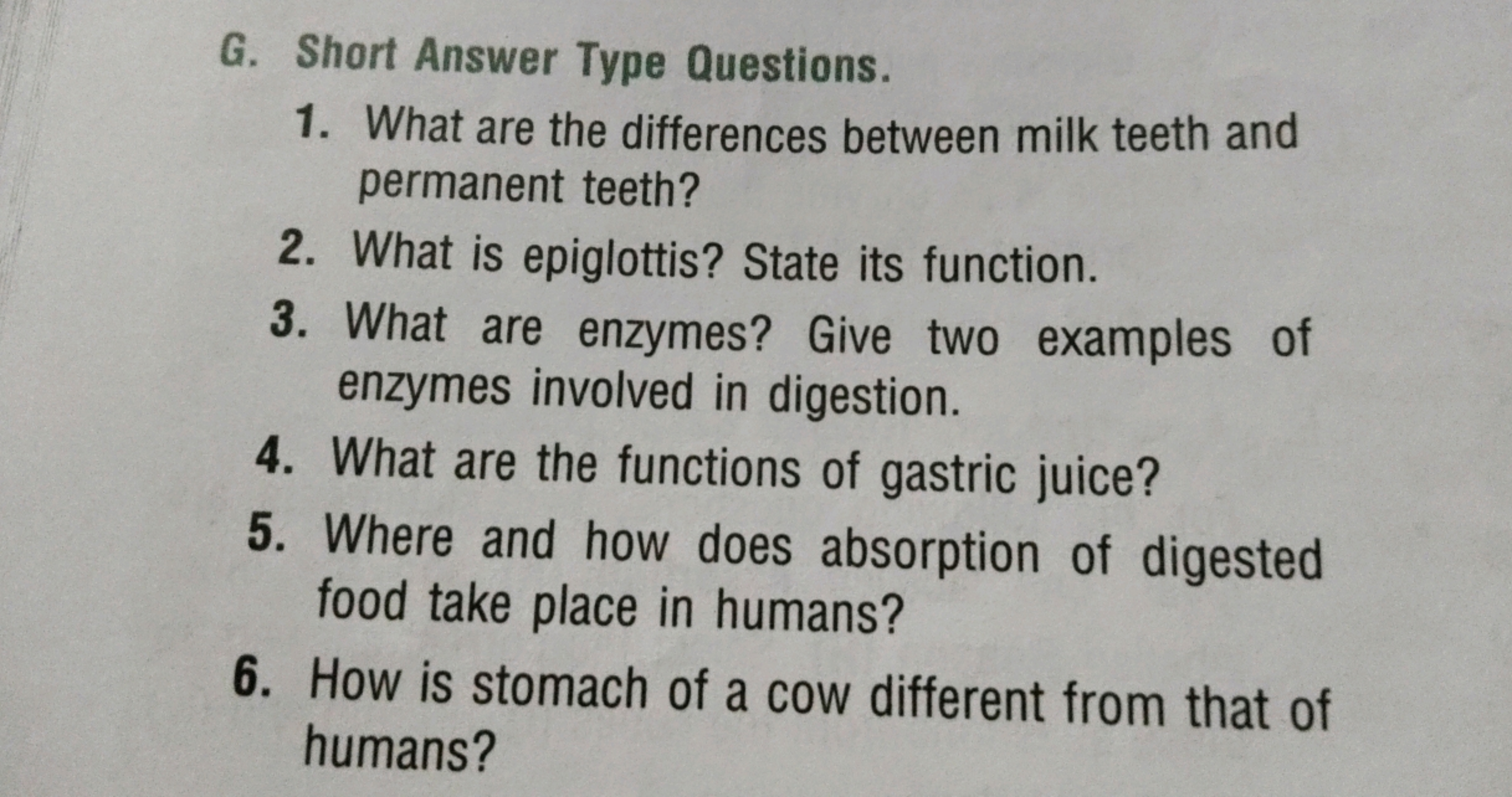 G. Short Answer Type Questions.
1. What are the differences between mi