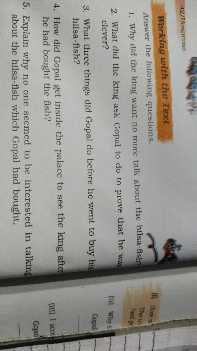 42/HONEYCOMB
Working with the Text
Answer the following questions.
1. 