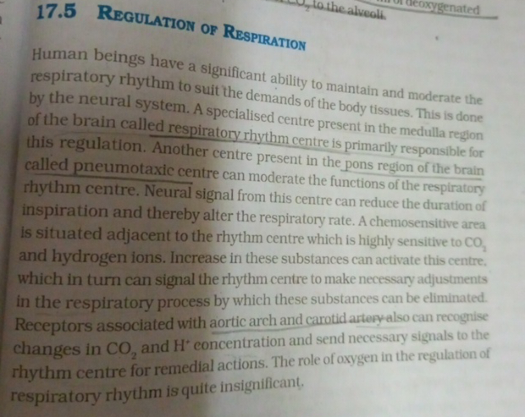 17.5 Regulation of Respiration

Human beings have a significant abilit